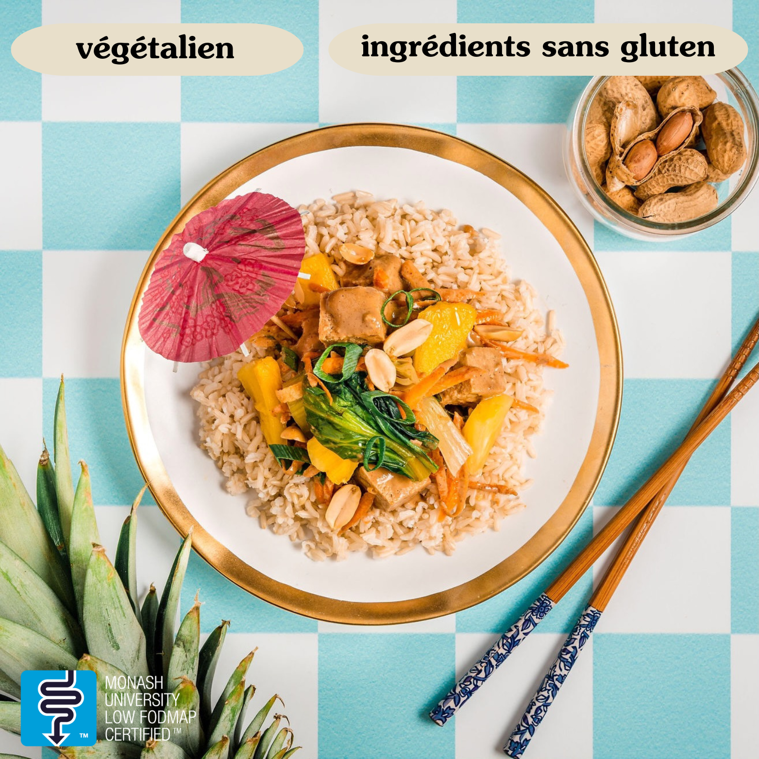 Peanut Colada / Tofu aux arachides